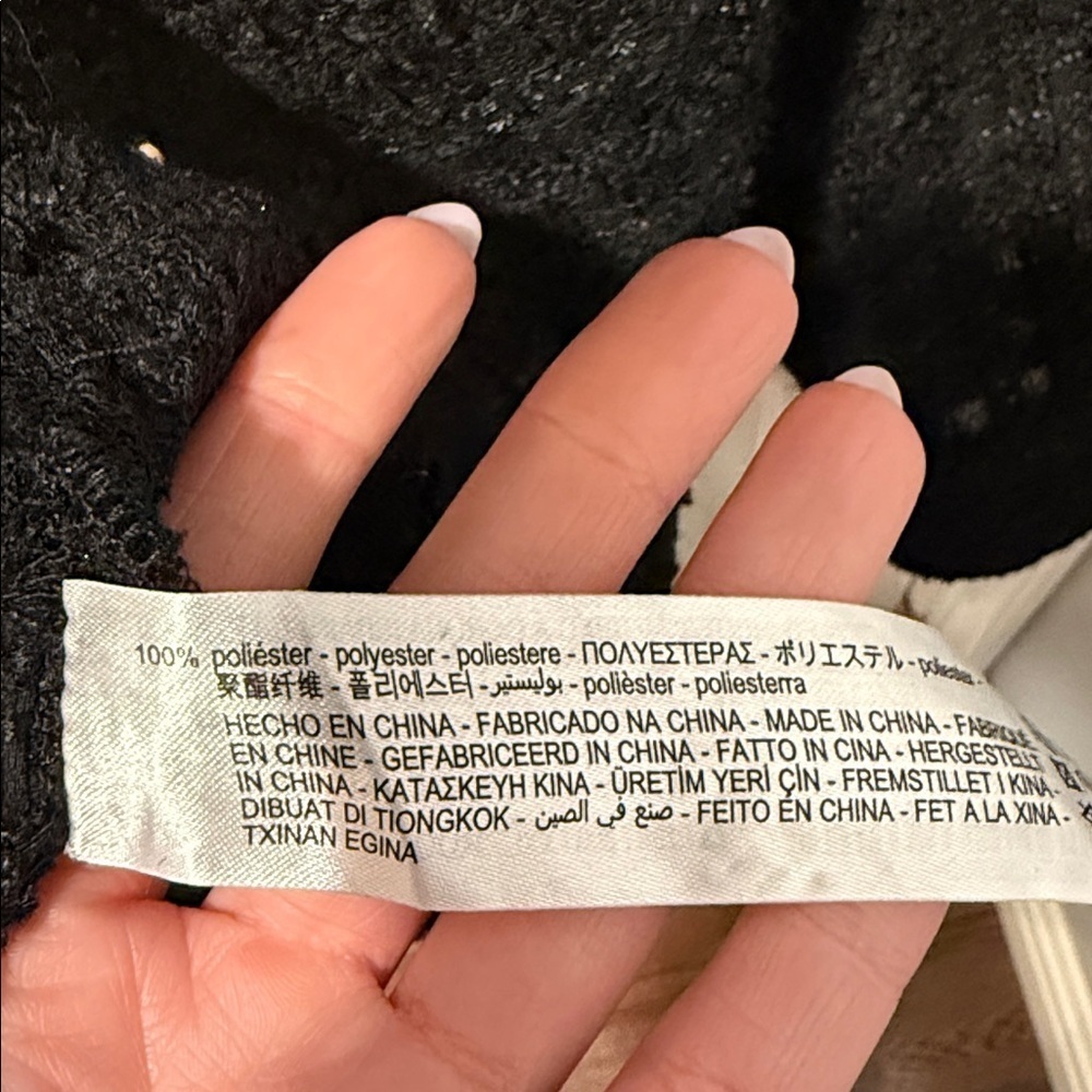 Zara Black Textured Jacket - Picture 4 of 4